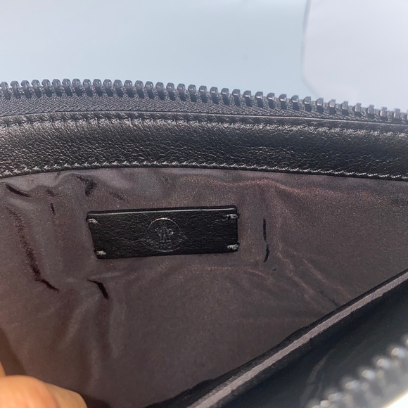 NWT Moncler White Logo GM Pouch Clutch bag - Picture 5 of 8